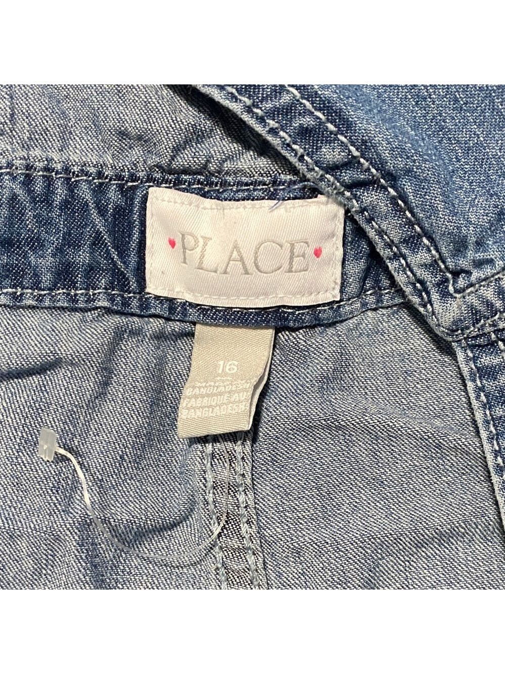 The Children's Place Blue Denim Jumpsuit - Picture 2 of 9